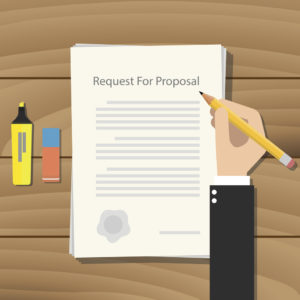 What are the typical parts of a tender document?