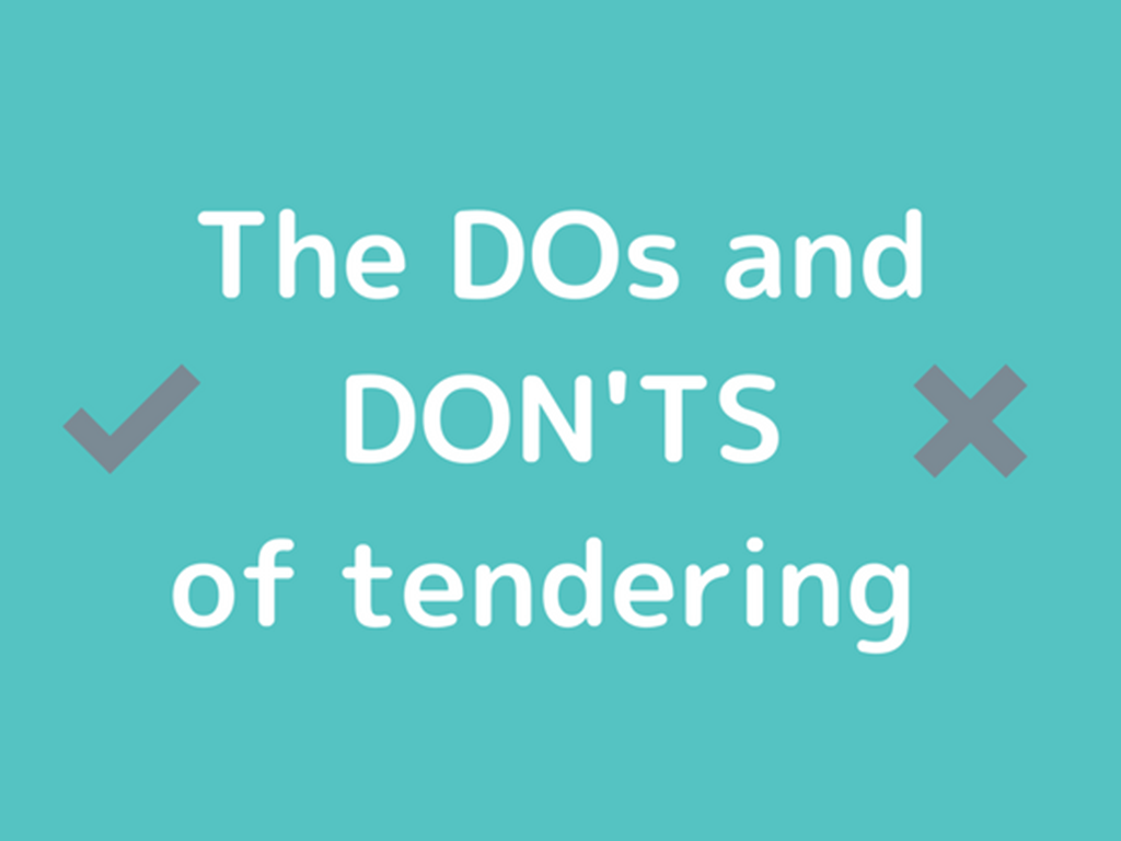 Dos and don'ts of tendering to avoid common mistakes » Tender Training ...